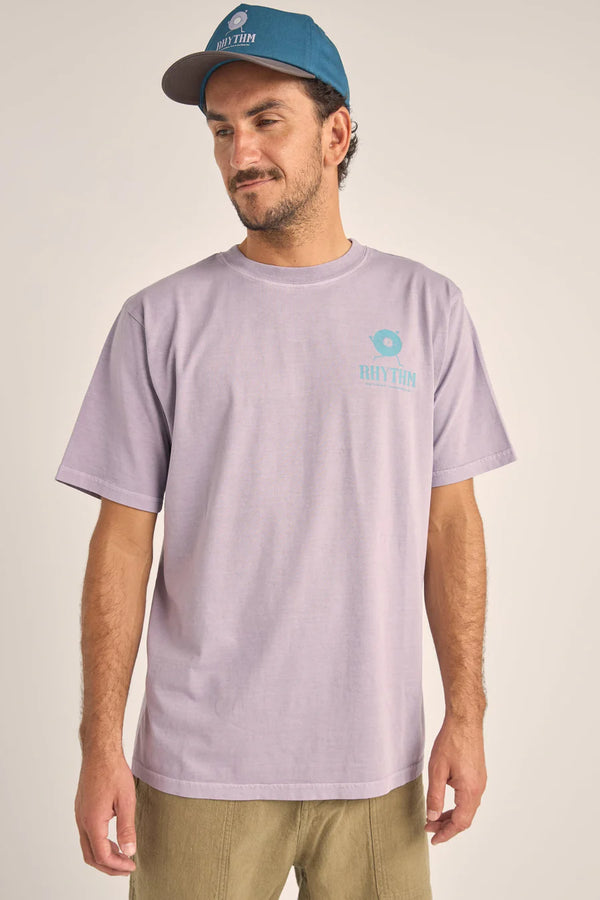 Record Vintage SS T-Shirt - Plum
