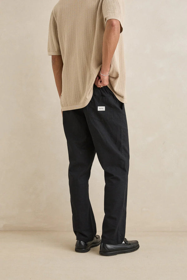 Linen Jam Pant - Black