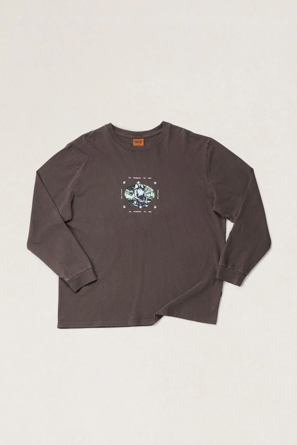 Nature Bot Vintage LS T-Shirt - Vintage Black