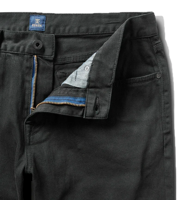 HWY 128 5 Pocket Broken Twill - Black 2