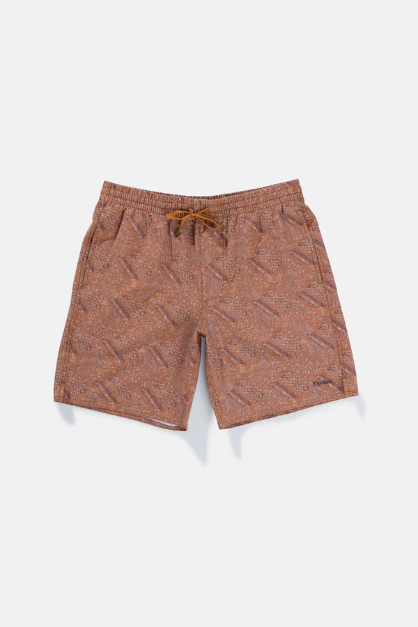 Adia Paisley Beach Short - Cedar