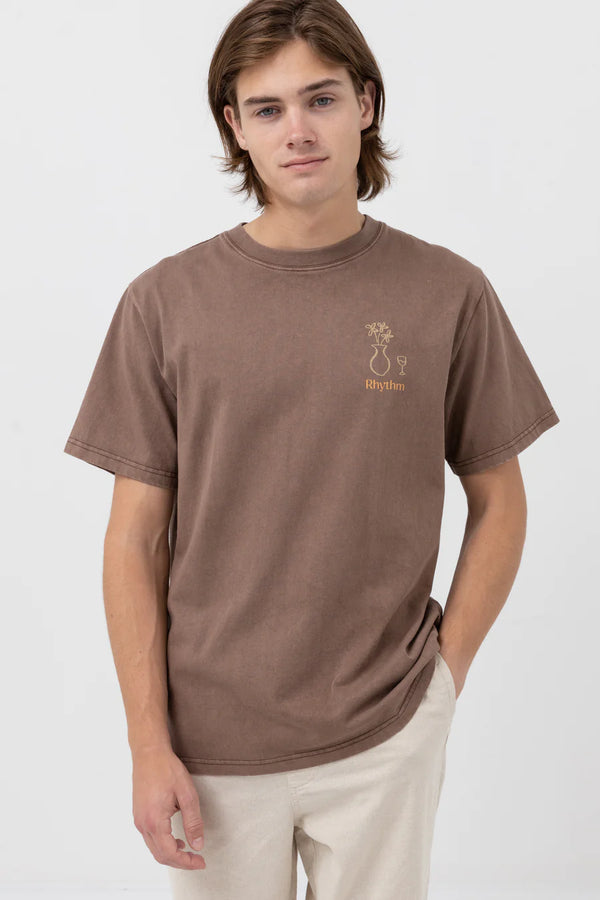 Day Off Vintage SS T-Shirt - Brown