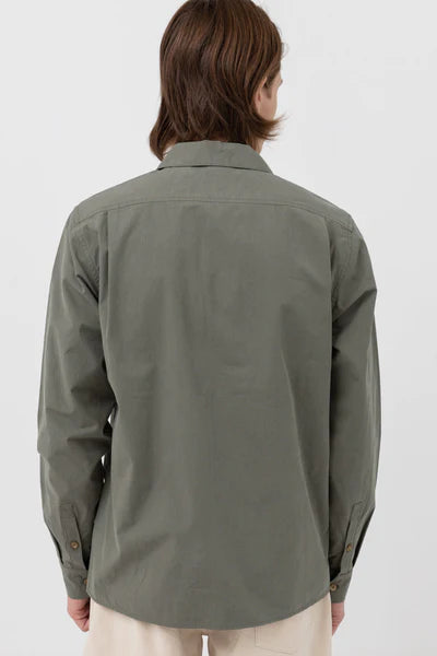 Essential LS Shirt - Moss