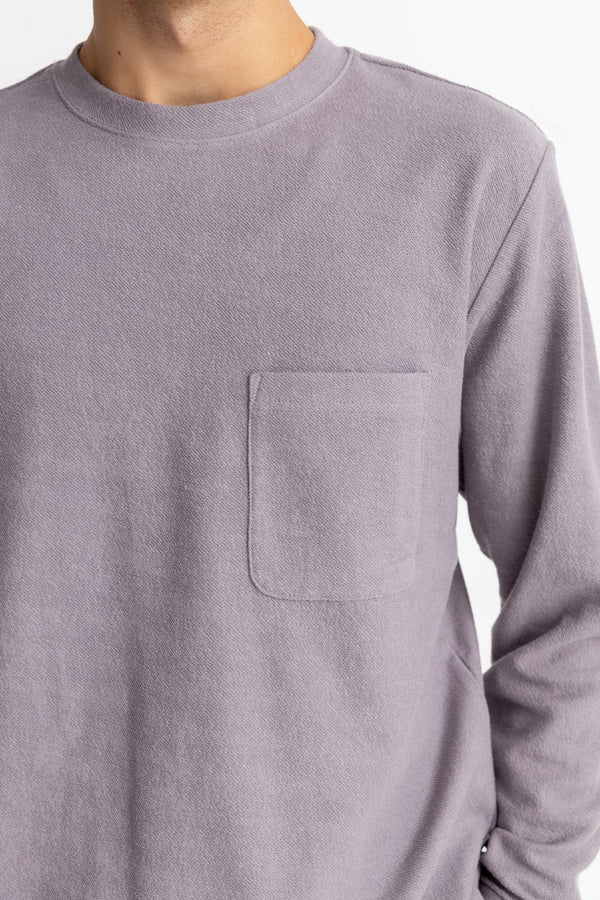Vintage Terry LS T-Shirt - Taro