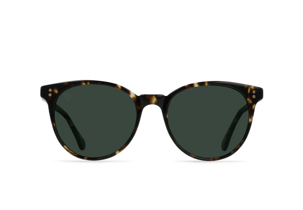 Norie Sunglasses - Brindle Tortoise/Green Polarized