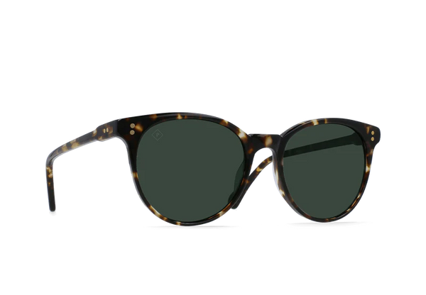 Norie Sunglasses - Brindle Tortoise/Green Polarized