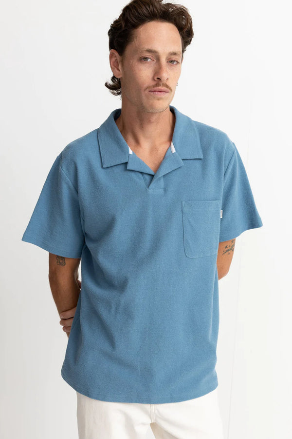 Vintage Terry Polo - Slate