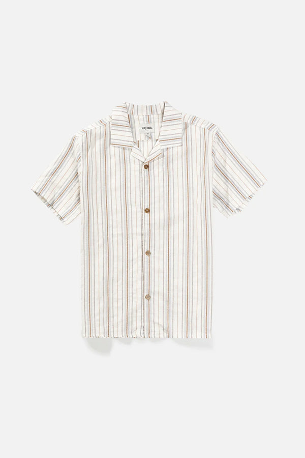 Vacation Stripe SS Shirt - Natural