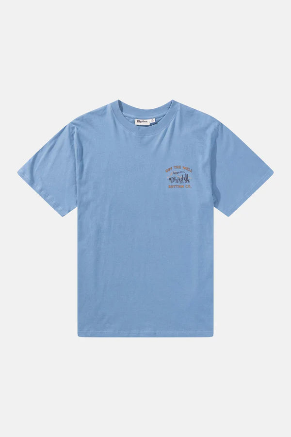 Worn Path SS T-Shirt - Sea Blue