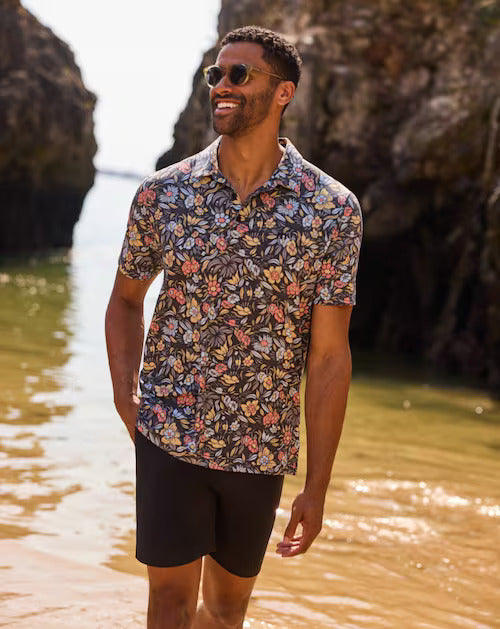 Featherweight Day Cruise Polo - Black