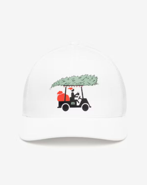 Bag Of Gifts Snapback Hat - White