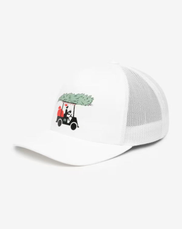 Bag Of Gifts Snapback Hat - White