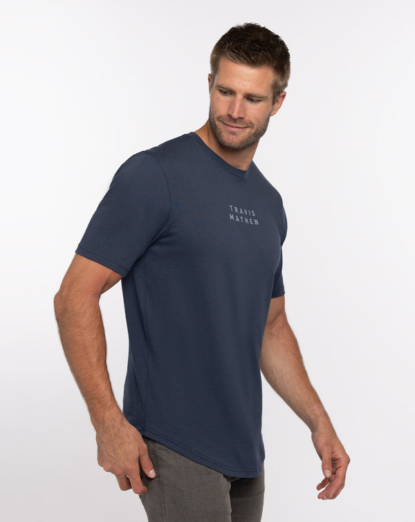 Yucca Flower Tee - Mood Indigo