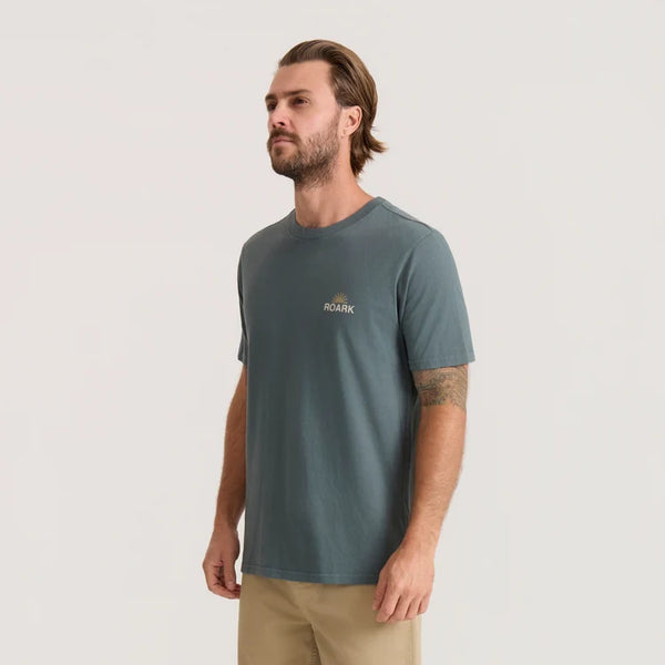 Tri Camp Tee- Slate Green