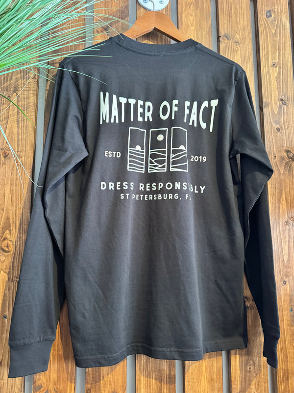 Long Sleeve Sun Tee - Black