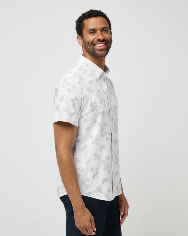 Mist on the Lake Button Up - White