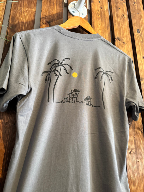 Dual Palm Tee - Shadow