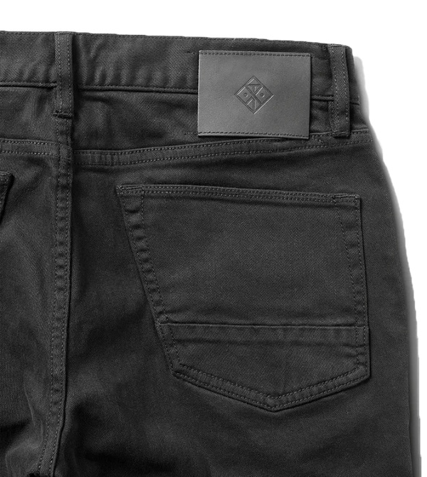HWY 128 5 Pocket Broken Twill - Black 2