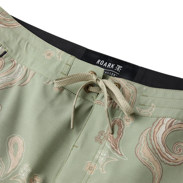 Chiller Scallop Boardshorts - Dusty Sage
