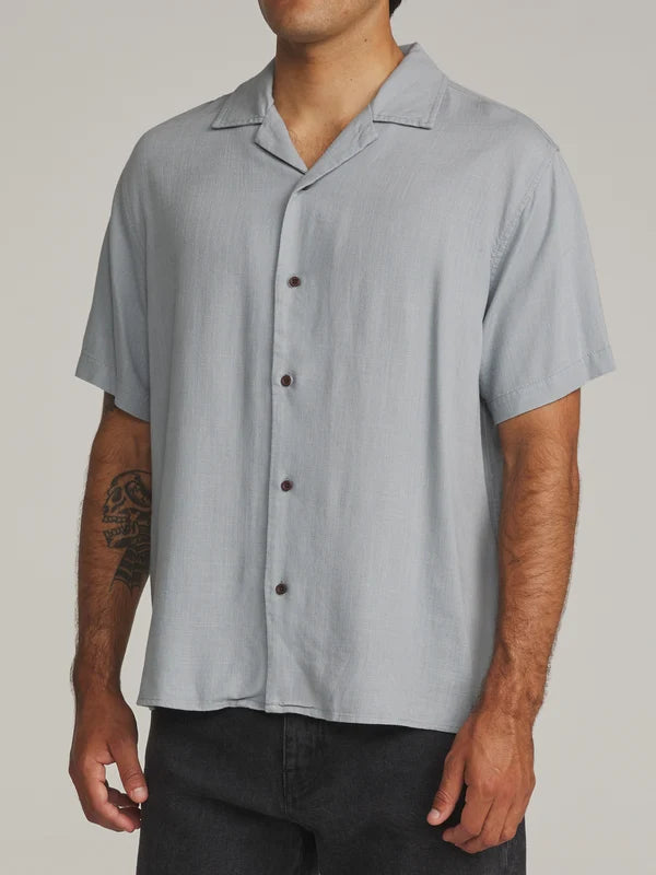 Teller Shirt - Gray Blue