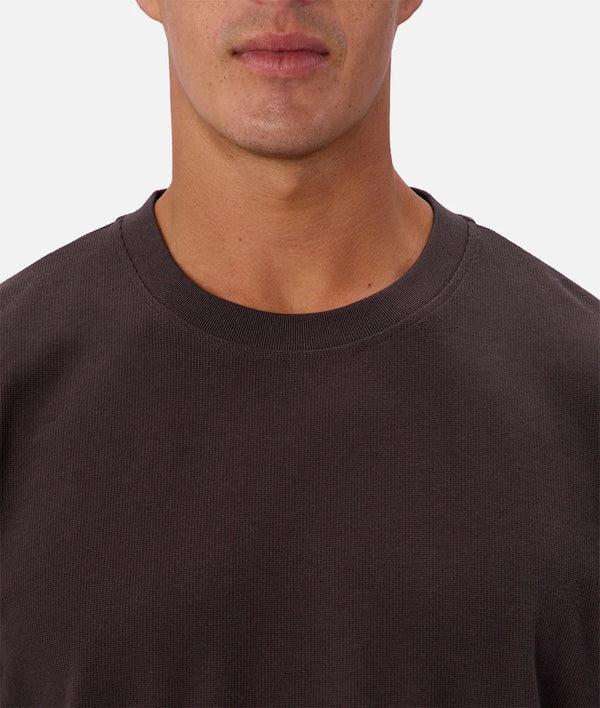 The Waffle LS Tee - New Brown 26