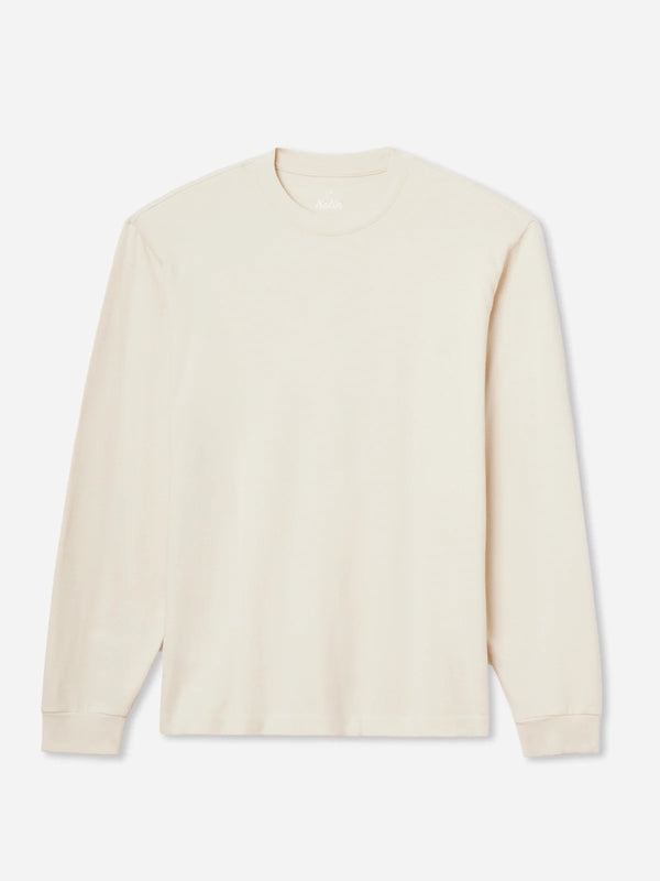 Box Fit LS Tee - Vintage White