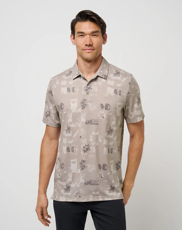 Featherweight Spritz Polo - Island Fossil
