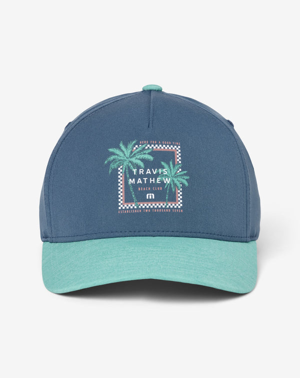 Beach Resort Snapback Hat - Blue Horizon