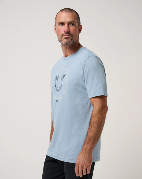 Beach Club Tee - Ash Blue