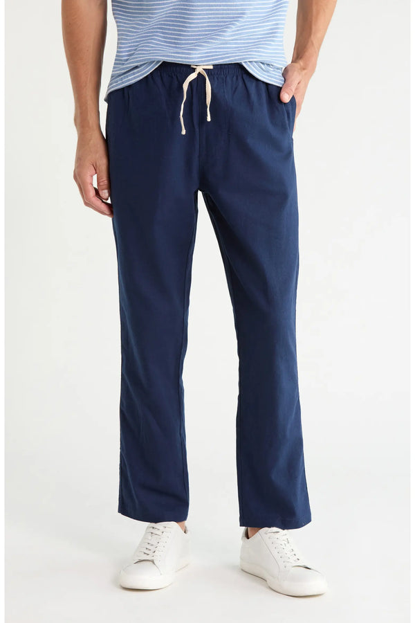 Linen Jam Pant - Navy