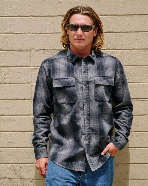 Dayshift Flannel Long Sleeve - Smoke