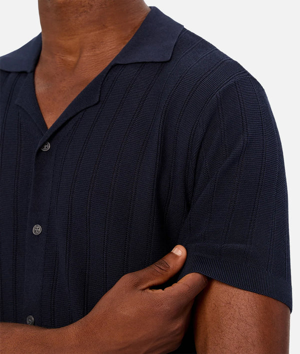 The St. Pierre SS Shirt - New Navy