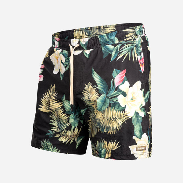 Wave 7" Swim Short 2N1 - Magnolia Black