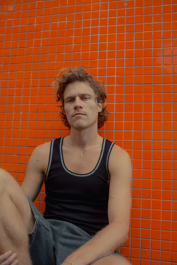 Kickback Singlet - Black