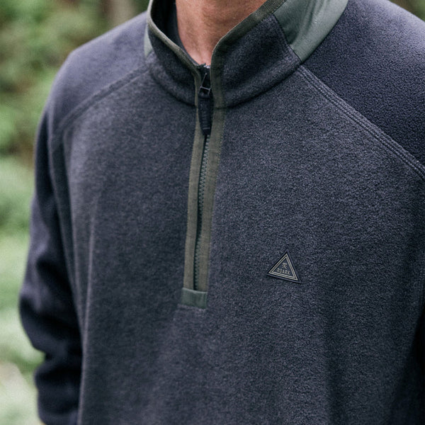 Campover Fleece Mock Hoodie - Onyx
