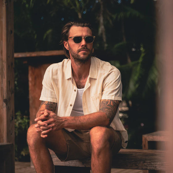 Crosswinds Button Up Shirt - Unbleached