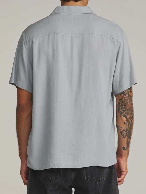 Teller Shirt - Gray Blue