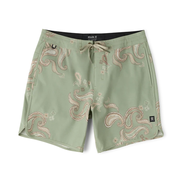 Chiller Scallop Boardshorts - Dusty Sage