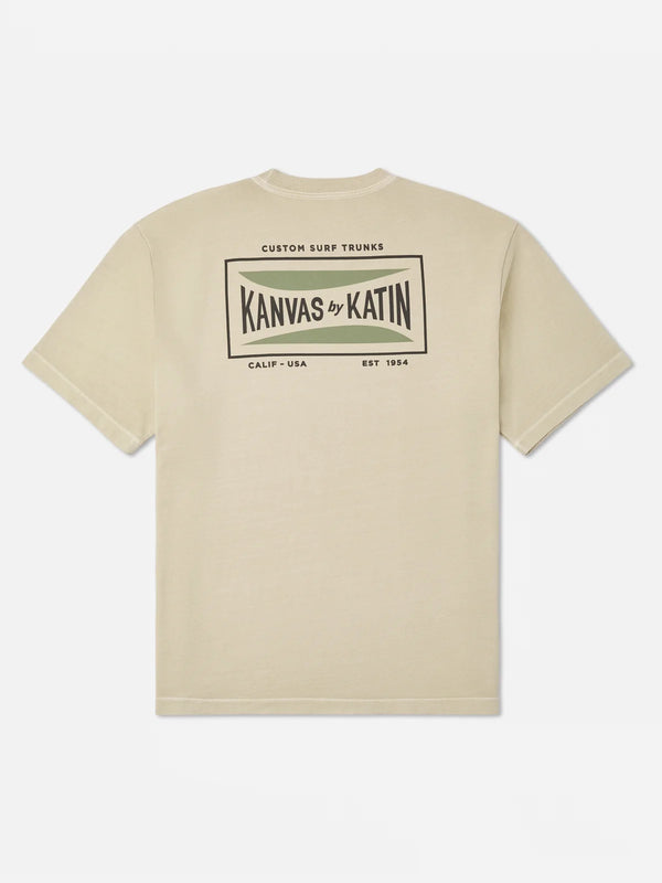 Scrubber Box Fit Tee - Pelican Vintage Wash