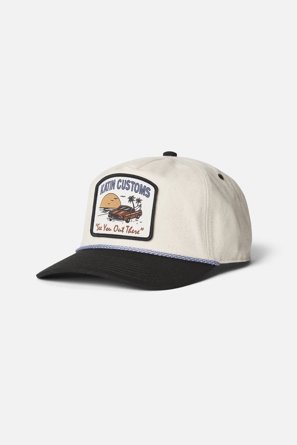 Alamitos Hat - Vintage Black/White