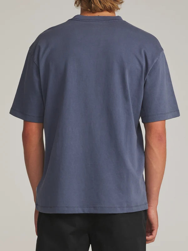 Box Fit Tee - Blue Vintage Washed