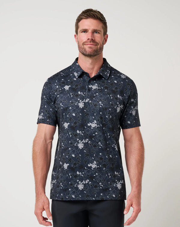 Full Round AOP Polo- Blue Nights