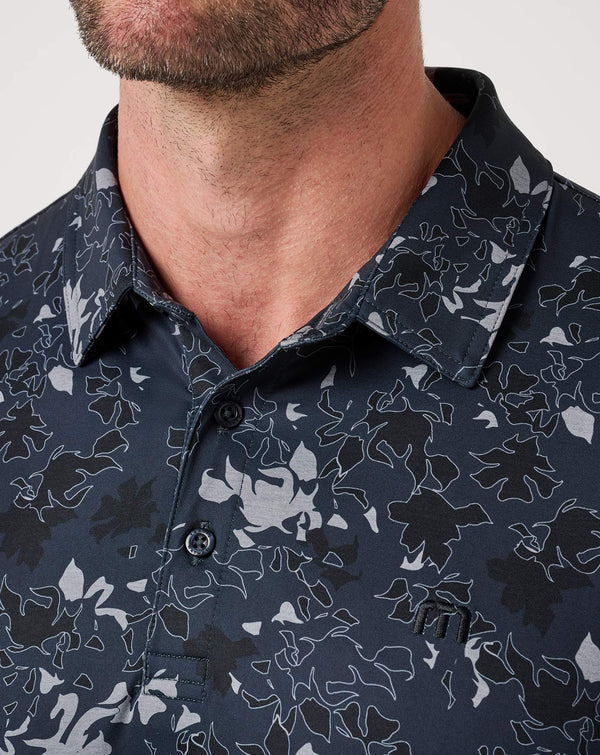 Full Round AOP Polo- Blue Nights