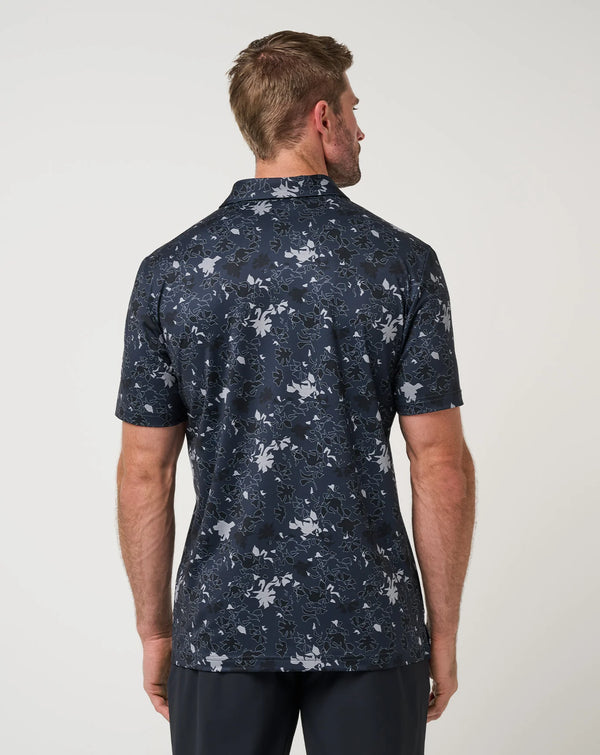 Full Round AOP Polo- Blue Nights