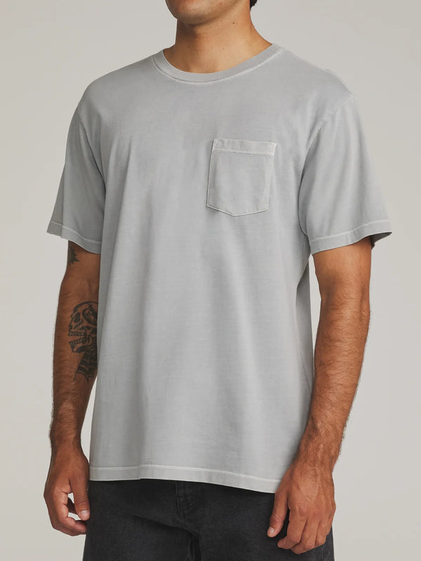 Base Tee - Gray Blue Vintage Wash