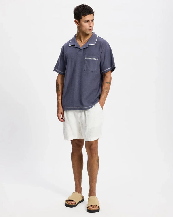 Ladder Vintage Terry Polo - Vintage Navy