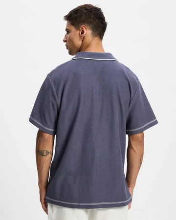 Ladder Vintage Terry Polo - Vintage Navy