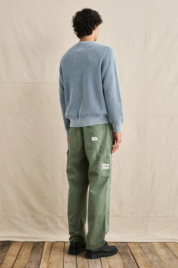 Polu Crew Knit - Washed Blue