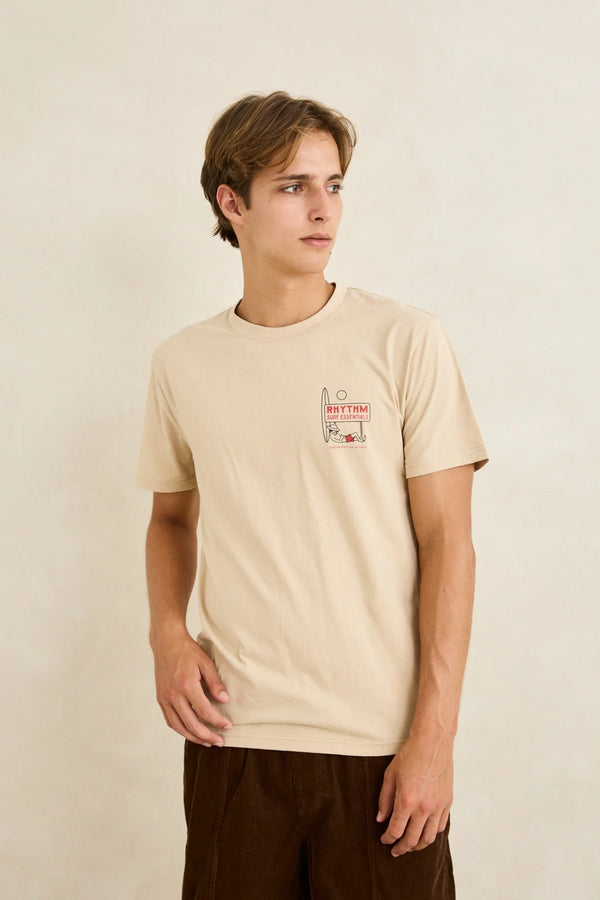 Bike Wanderer SS T-Shirt - Sand