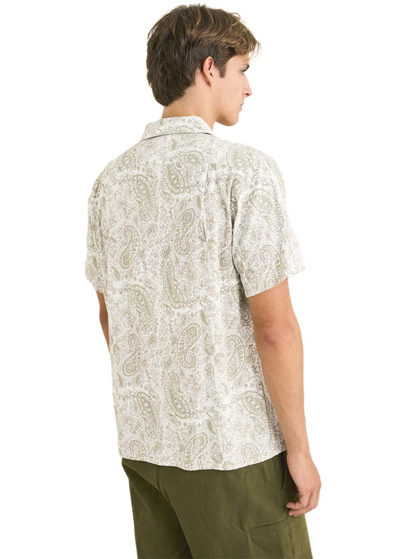 Tally Paisley SS Shirt - Natural